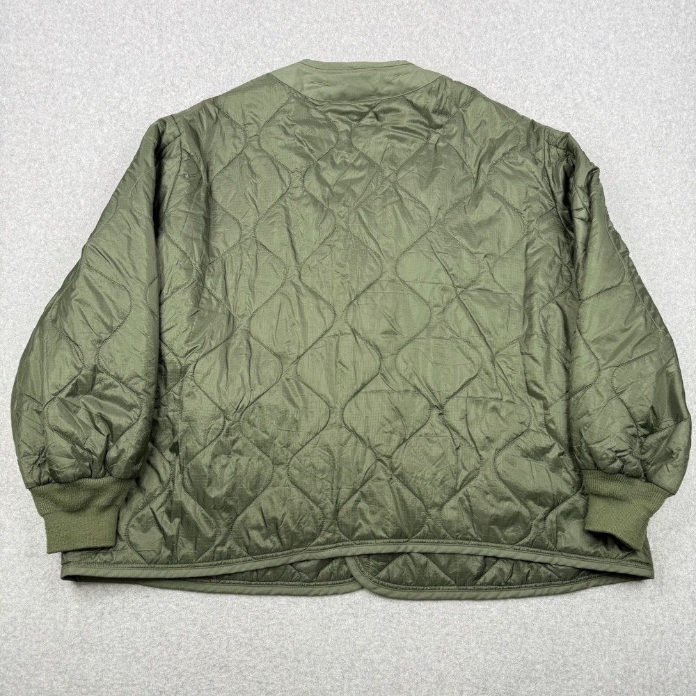 Alpha Industries M-65 Field Coat Liner Mens 4XL Green Quilted ALS/92 Jacket - Picture 8 of 15